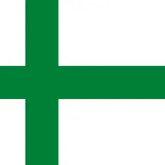 Jak wygląda flaga Grenlandii? Białe tło przecina zielony krzyż, symbolizujący lód i morze.