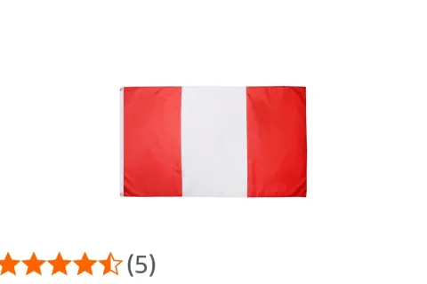Flaga Peru, biało-czerwona, symbol dumy narodowej.