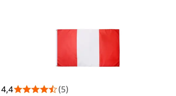 Flaga Peru, biało-czerwona, symbol dumy narodowej.