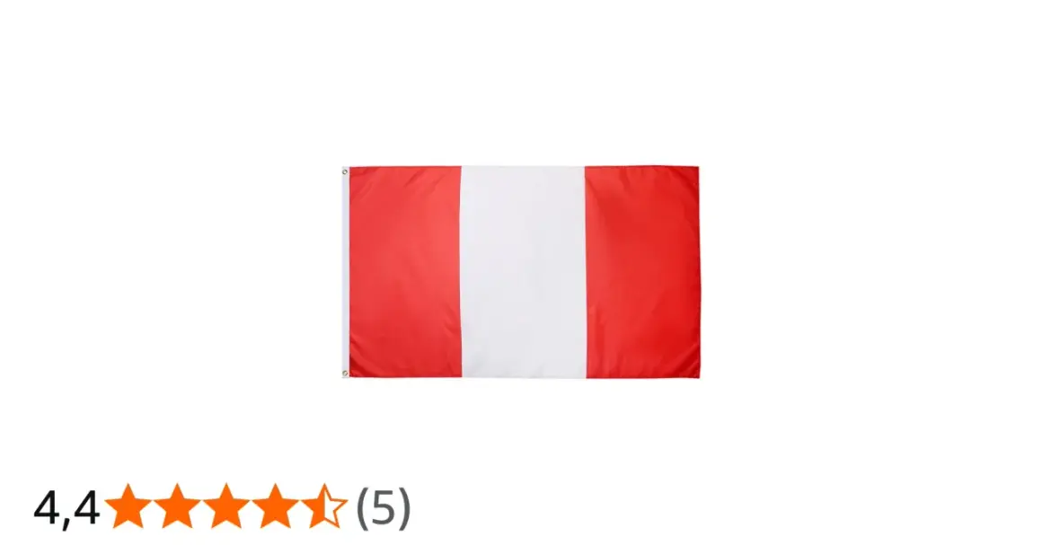 Flaga Peru, biało-czerwona, symbol dumy narodowej.