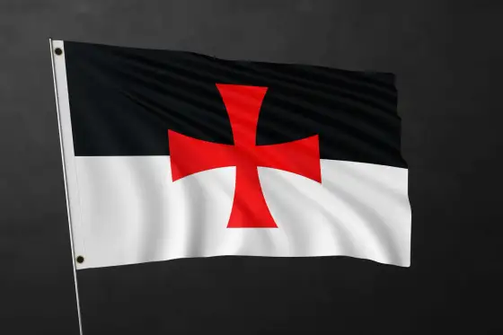 Flaga templariuszy - Rozróżnij prawdziwy symbol od mitów
