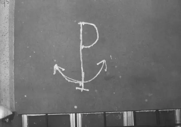 Kotwica z literą "P" - polska walcząca symbol nadziei i oporu.